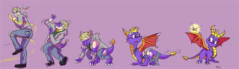 Commission: Spyro The Dragon Stage Transformation by Rex-equinox on ...