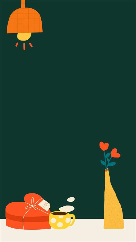 Green Valentine’s Facebook story background, | Free Vector - rawpixel