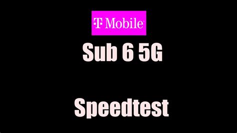 T-Mobile 5G speed test - YouTube