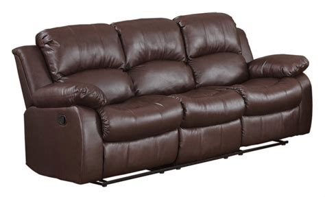 The Best Reclining Sofas Ratings Reviews: Cheap Faux Leather Recliner Sofas