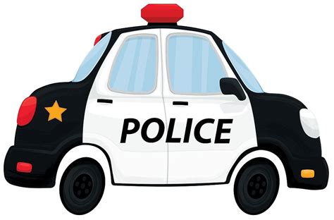 Cute Police Car Sticker by NPolandDesigns Police Birthday Cakes, Car ...