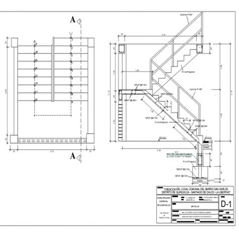 Stair construction detail drawing | Stair plan, Building stairs, Stairs ...