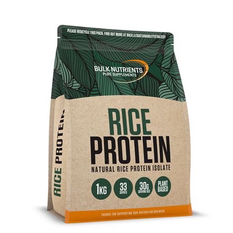 Rice Protein Powder - Organic Brown Rice Protein Powder