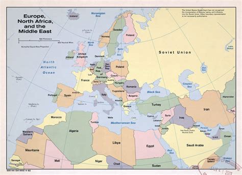 Blank Map Of Europe and Middle East Map Of Europe Middle East and north ...