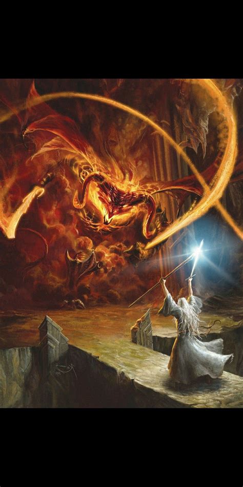 Gandalf vs balrog | Balrog, Balrog of morgoth, Balrog lotr