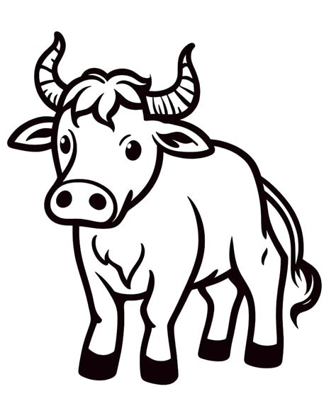 Ox coloring pages - ColoringLib