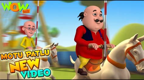 Motu Patlu | Funny Scenes | New videos | Wow Kidz | Compilation 04 ...