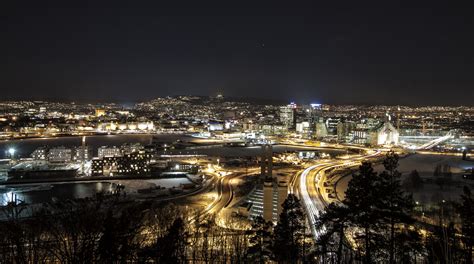 1920x1080 resolution | cityscape during night, night, Oslo, Norway ...