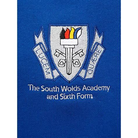 Buy The South Wolds Academy & Sixth Form Unisex Sweatshirt, Royal Blue ...