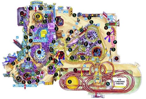 Galaxyland - 2004 Park Map