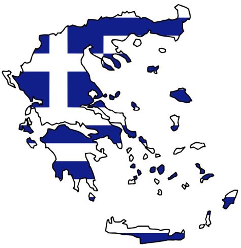 Greece Flag Map | Greece map, Greek flag, Greece flag