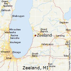 Map Of Zeeland Michigan | Tourist Map Of English