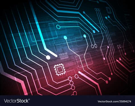 Circuit technology background Royalty Free Vector Image