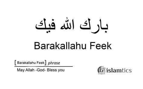 Barakallahu Feek Meaning, in Arabic, When To say & Its reply