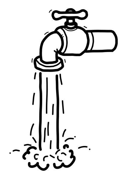 4,600+ Water Tap Drawing Stock Illustrations, Royalty-Free Vector ...