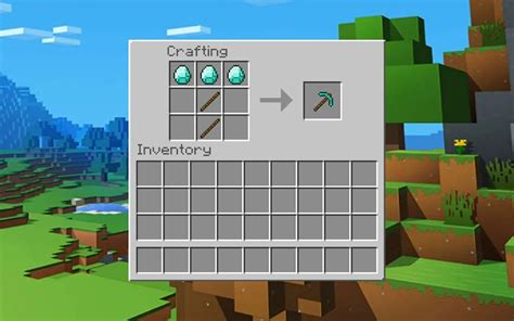 How to Craft a Diamond Pickaxe in Minecraft - How To Game