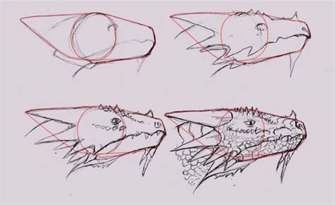 How to Draw Dragons – 50 Best Dragon Drawing Tutorials | Dragon drawing ...