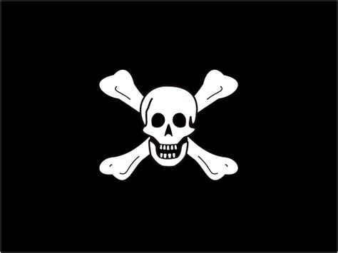 Jolly Roger HD, Minimalist, Black and White, Bones, HD Wallpaper | Rare ...