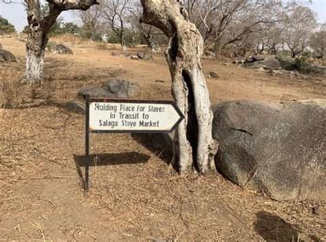 Monument Of Slavery At The Salaga Slave Market In Ghana