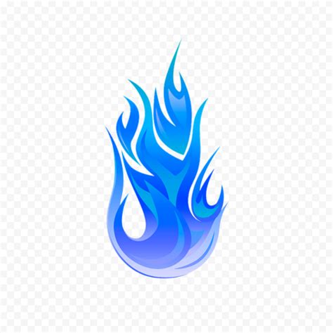 Clipart Blue Fire Flame Icon PNG | Citypng