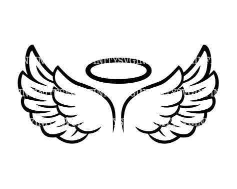 Angel Wings SVG Halo SVG Angel Wings Clipart Angel Wings - Etsy Australia