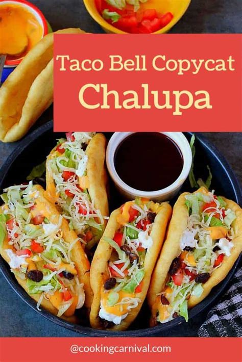 Homemade Chalupa (Taco Bell Copycat) - Cooking Carnival