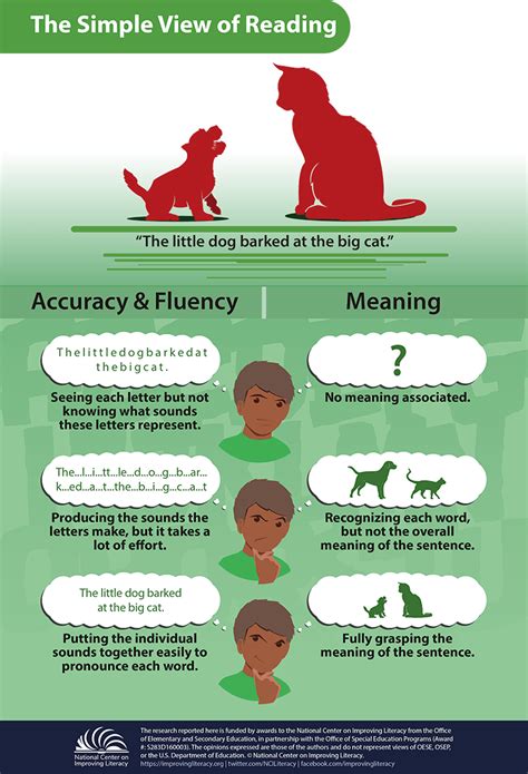 The Simple View of Reading Infographic - e-Learning Infographics