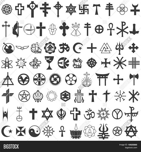 Set Crosses Vector. Image & Photo (Free Trial) | Bigstock