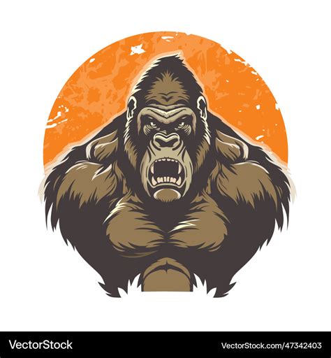 Gorilla logo Royalty Free Vector Image - VectorStock