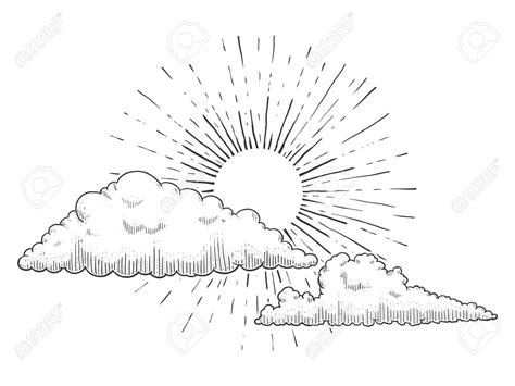 Sun And Clouds Drawing at GetDrawings | Free download