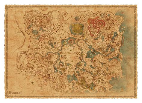 Interactive legend of zelda breath of the wild map - singhon