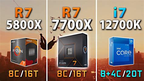 Ryzen 7 7700X vs 5800X vs i7-12700K // Test in 9 Games - iPhone Wired