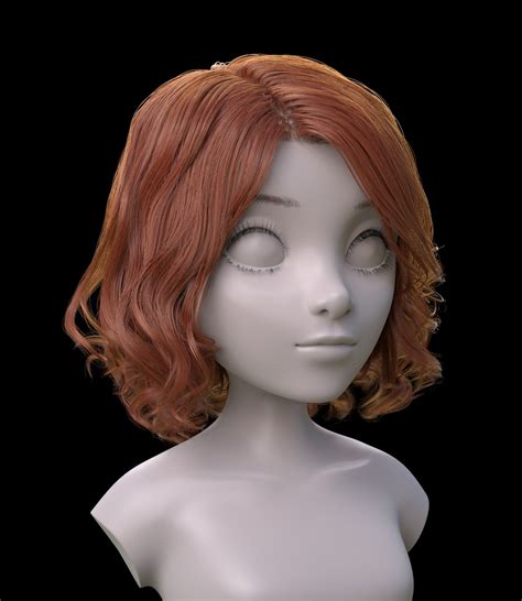 ArtStation - Hairstyles, Noriko Sato | How to draw hair, Xgen, Hair ...