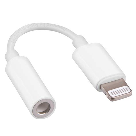 Adaptador original Apple - Lightning a Jack 3.5mm - Celulares al costo ...