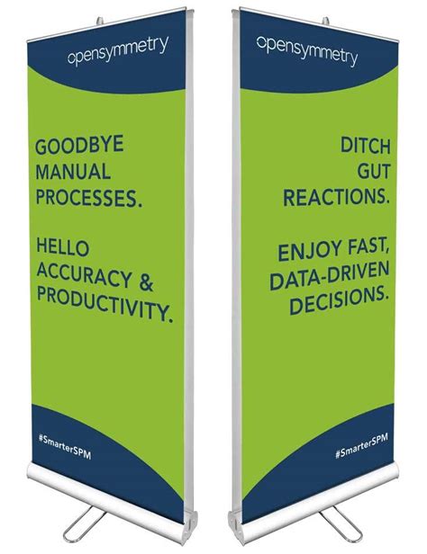 Double Sided Retractable Banner Stand | Hadrus Vinyl Graphics