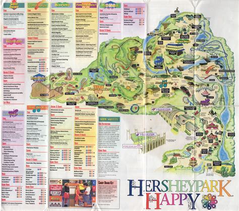 History of Hersheypark Maps - The Amusement Parkives