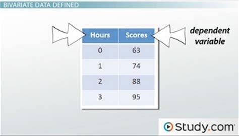 What is Bivariate Data? - Definition & Examples - Video & Lesson ...