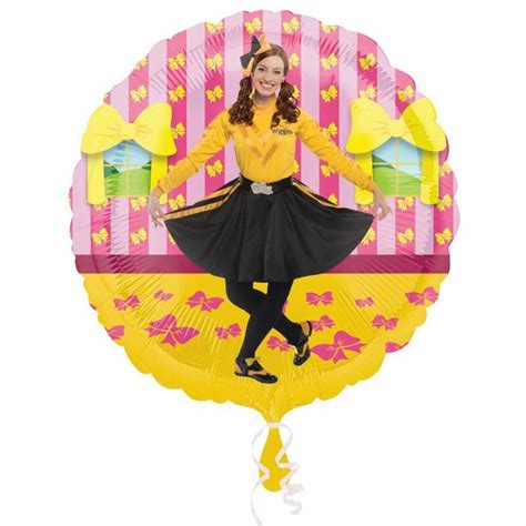 The Wiggles Party Supplies Dancing Emma Foil Balloon 43cm | Wiggles ...