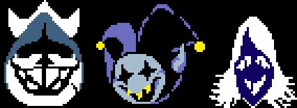 KJR and Full Dialogue Sprite Sheet of Jevil! : r/Deltarune