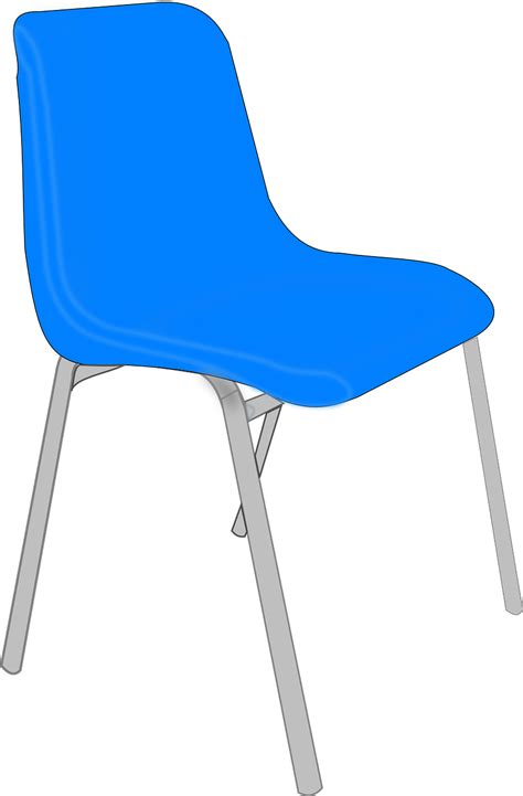 Chair Plastic Blue - Free vector graphic on Pixabay