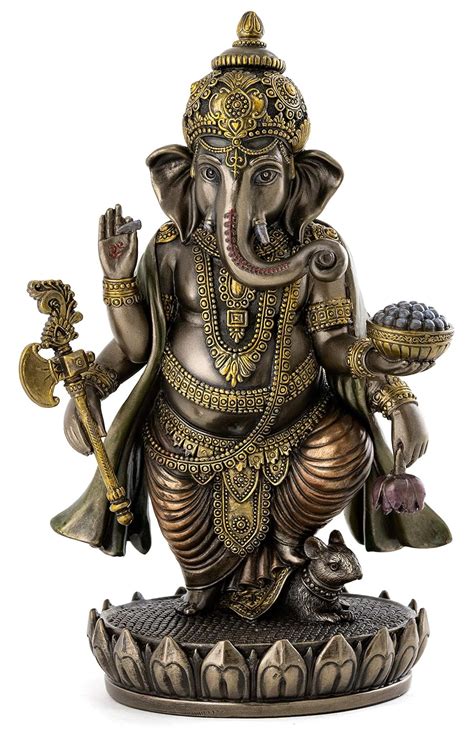 Buy Standing Ganesh Ganesha Hindu Lord of Success Statue Sculpture by ...