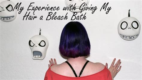 How to Give Your Hair a Bleach Bath