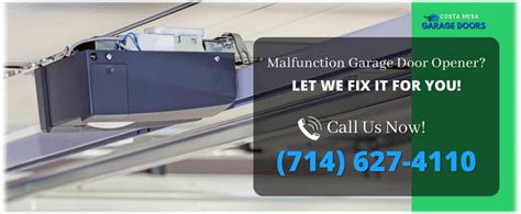 Garage Door Opener Repair Costa Mesa CA - (714) 627-4110