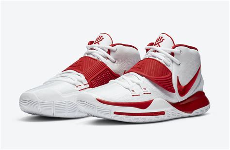 Nike Kyrie 6 White University Red CZ4938-100 Release Date - SBD