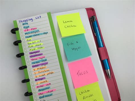 6 Useful ways to efficiently plan your week using highlighters | Simple ...