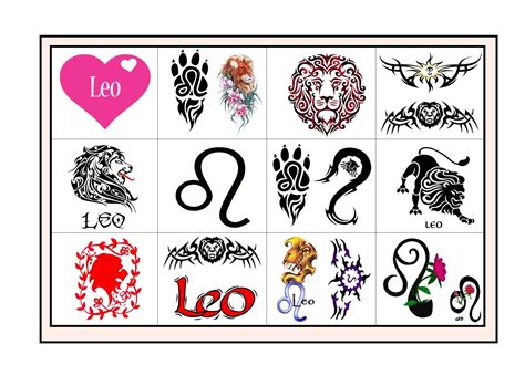 Share 91+ about leo zodiac sign tattoo latest - Billwildforcongress