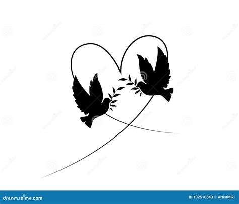 Dove Birds Is In Blue Flamed. Ai Generated Royalty-Free Stock ...