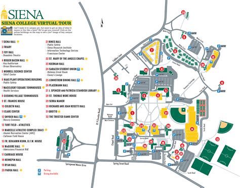 Siena College Campus Map - Wynne Karlotte