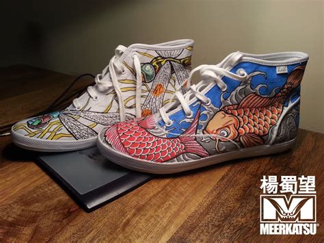 Meerkatsu Art: Canvas shoe art