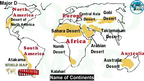 Kalahari Desert Africa Map